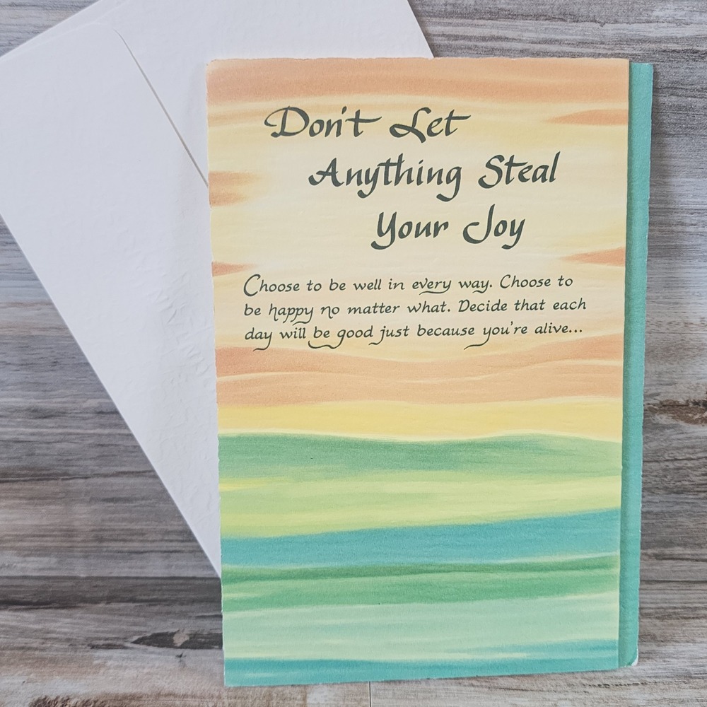 Blue Mountain Arts Donna Fargo Don't Let Anything Steal Your Joy Greeting Card